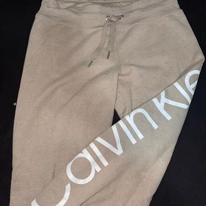 calvin klein joggers, size M